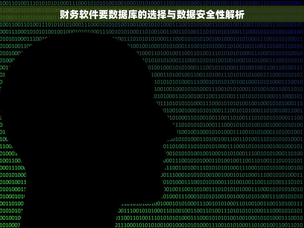 财务软件要数据库的选择与数据安全性解析