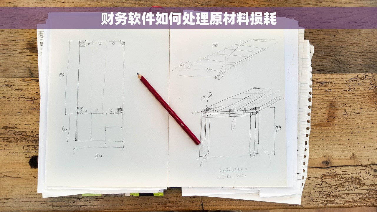 财务软件如何处理原材料损耗
