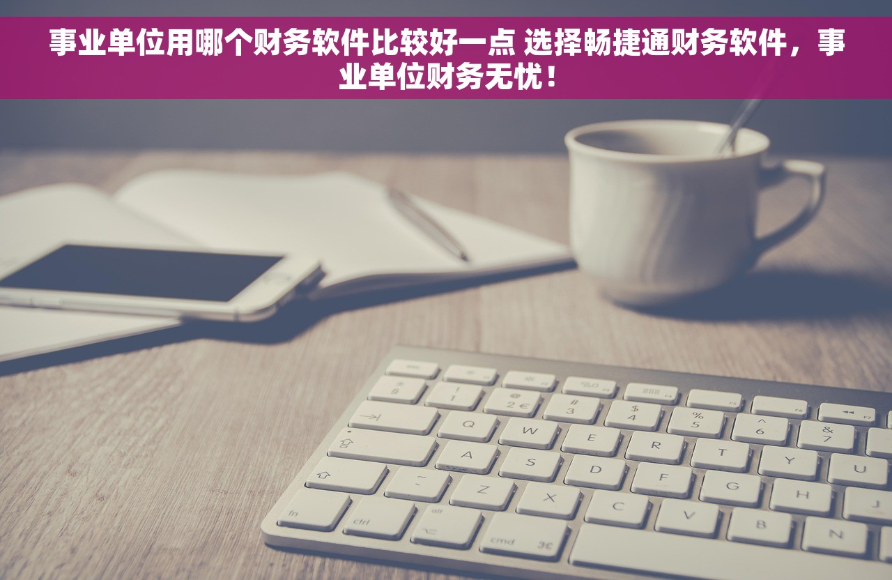 事业单位用哪个财务软件比较好一点 选择畅捷通财务软件，事业单位财务无忧！