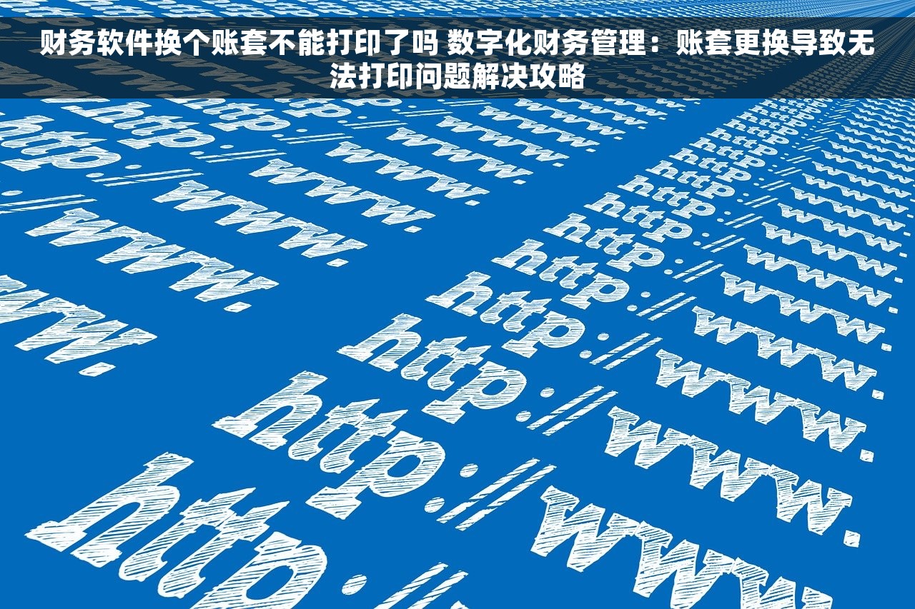 财务软件换个账套不能打印了吗 数字化财务管理：账套更换导致无法打印问题解决攻略