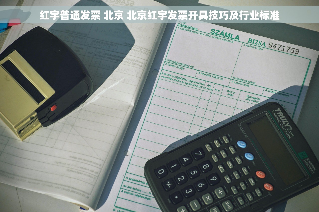 红字普通发票 北京 北京红字发票开具技巧及行业标准