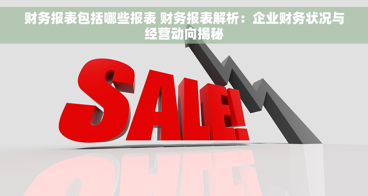 财务报表包括哪些报表 财务报表解析：企业财务状况与经营动向揭秘