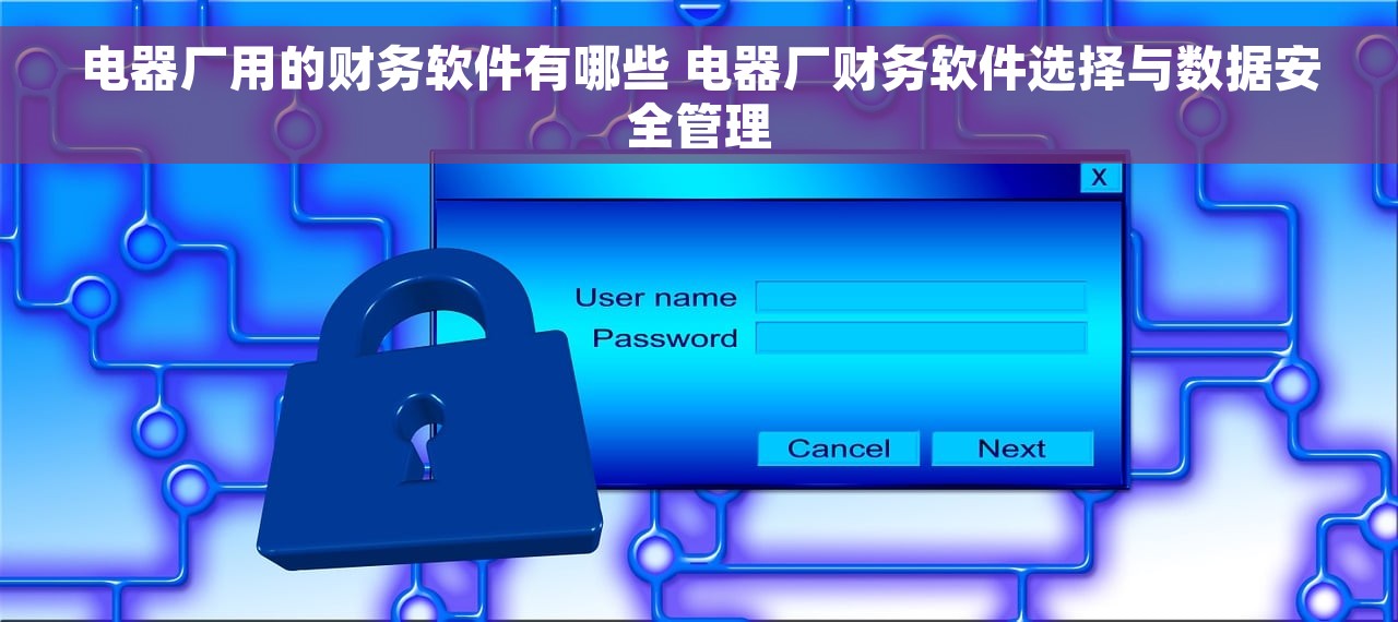 电器厂用的财务软件有哪些 电器厂财务软件选择与数据安全管理