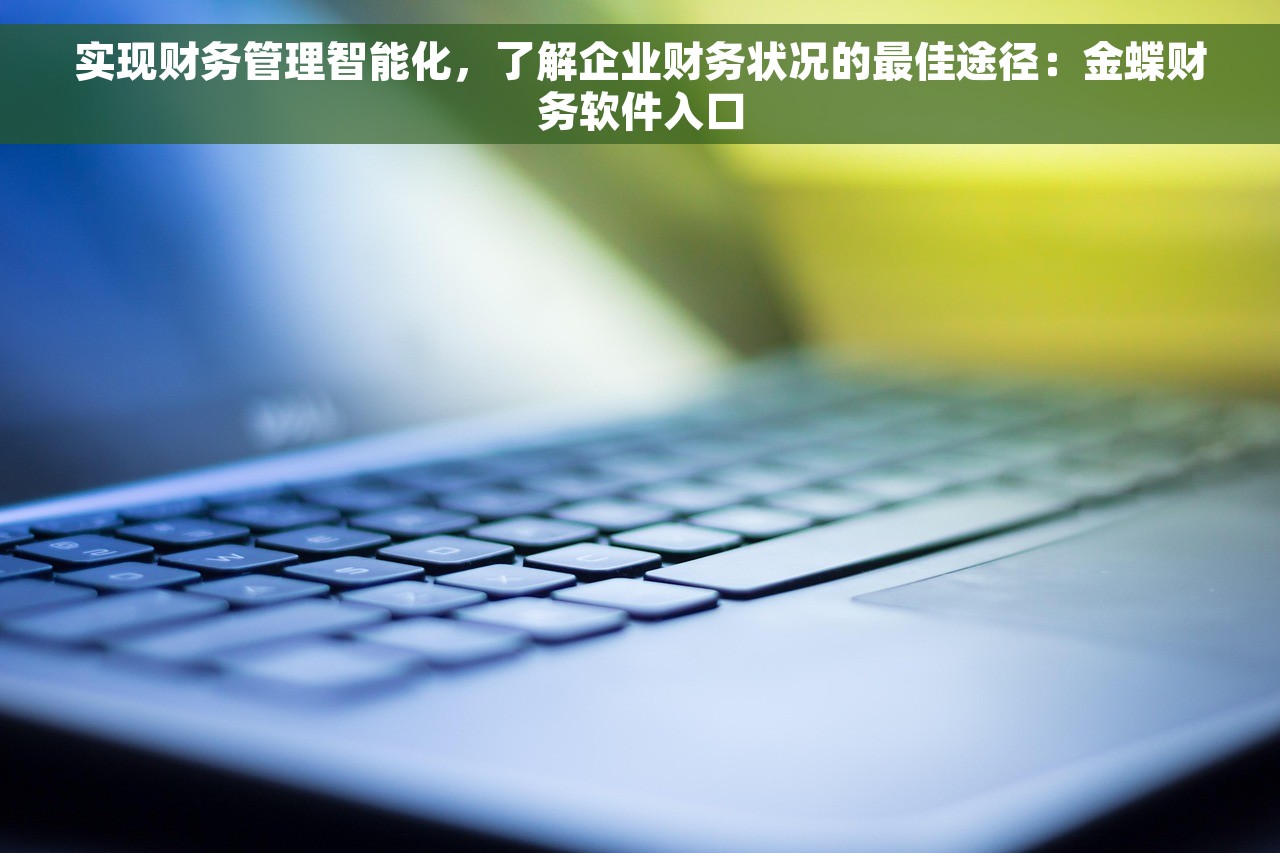 实现财务管理智能化，了解企业财务状况的最佳途径：金蝶财务软件入口