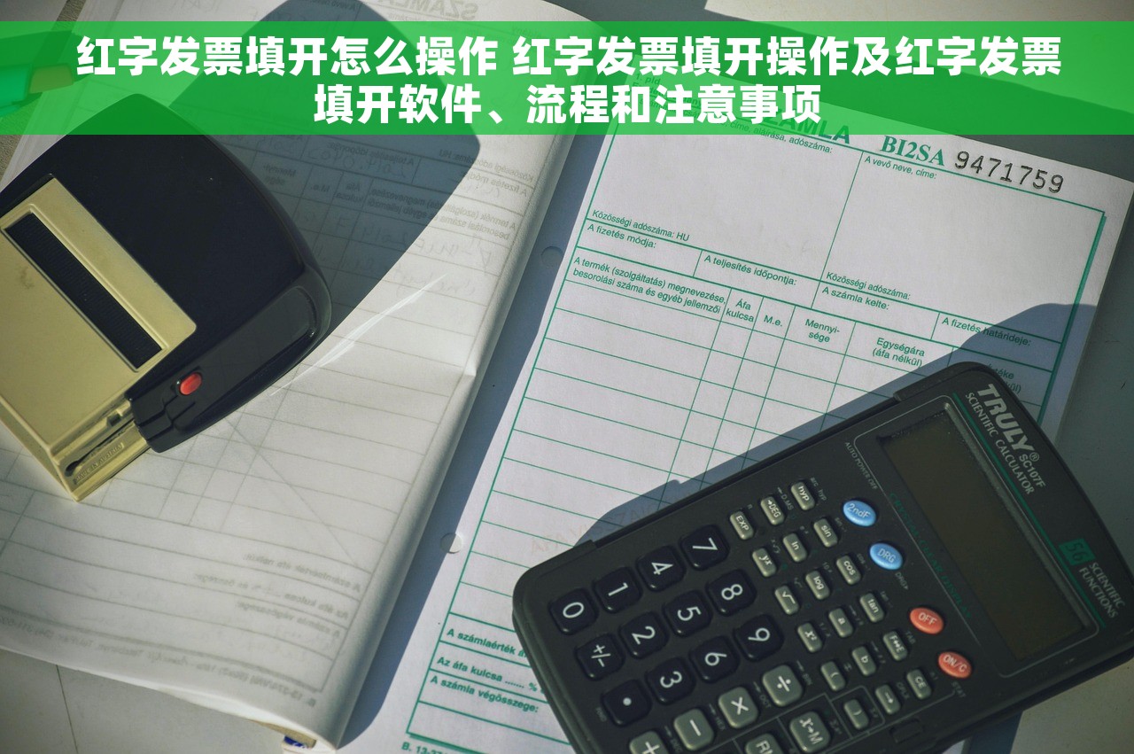 红字发票填开怎么操作 红字发票填开操作及红字发票填开软件、流程和注意事项