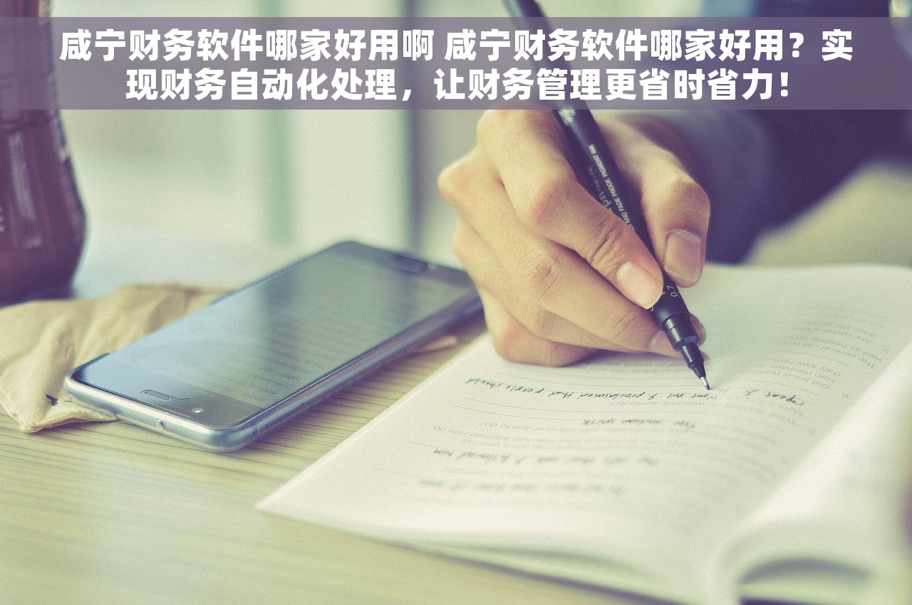 咸宁财务软件哪家好用啊 咸宁财务软件哪家好用？实现财务自动化处理，让财务管理更省时省力！