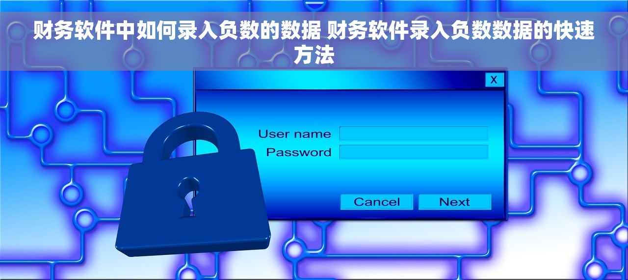 财务软件中如何录入负数的数据 财务软件录入负数数据的快速方法