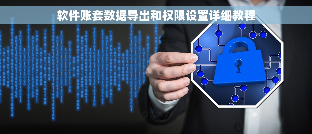 软件账套数据导出和权限设置详细教程