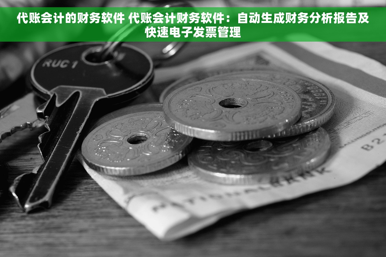 代账会计的财务软件 代账会计财务软件：自动生成财务分析报告及快速电子发票管理