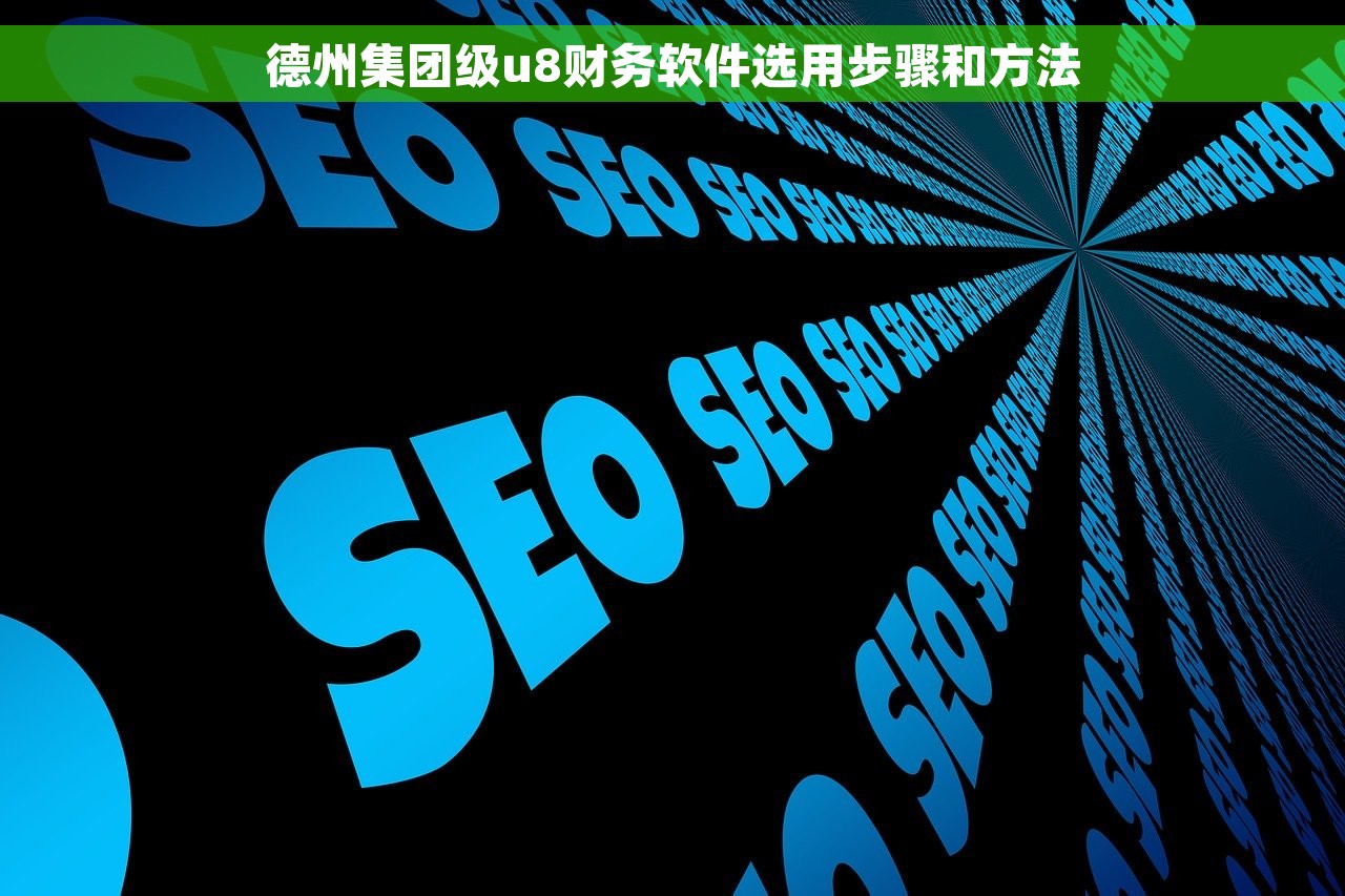 德州集团级u8财务软件选用步骤和方法