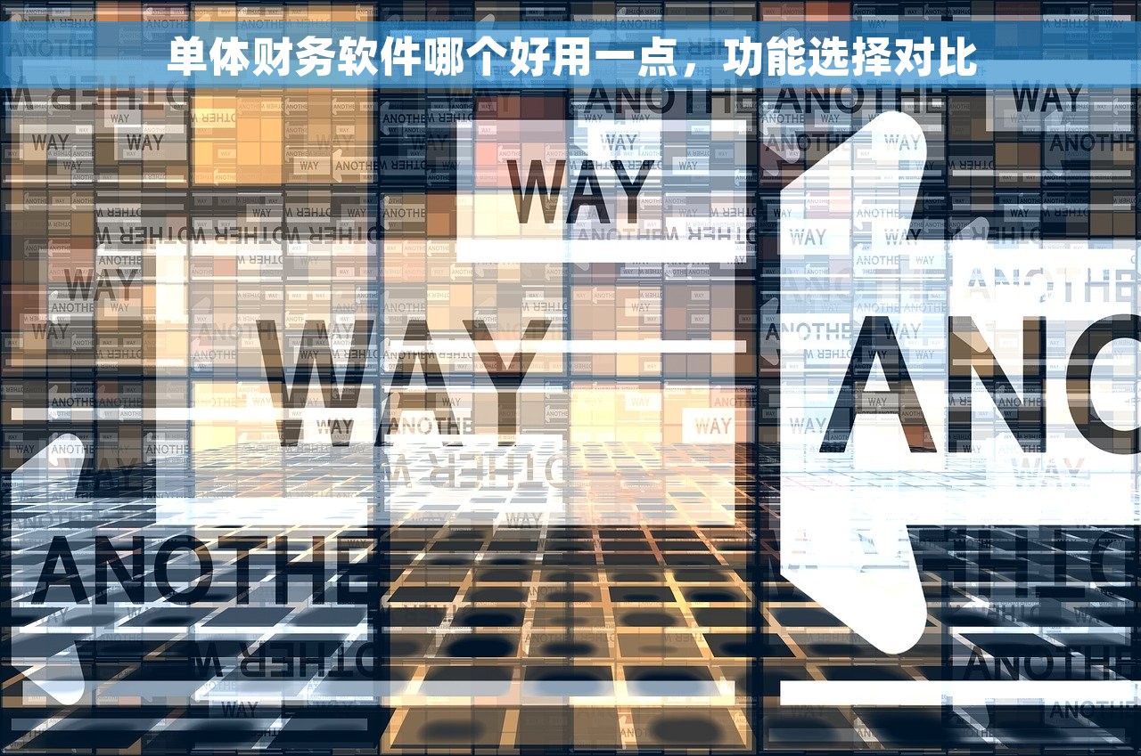 单体财务软件哪个好用一点，功能选择对比