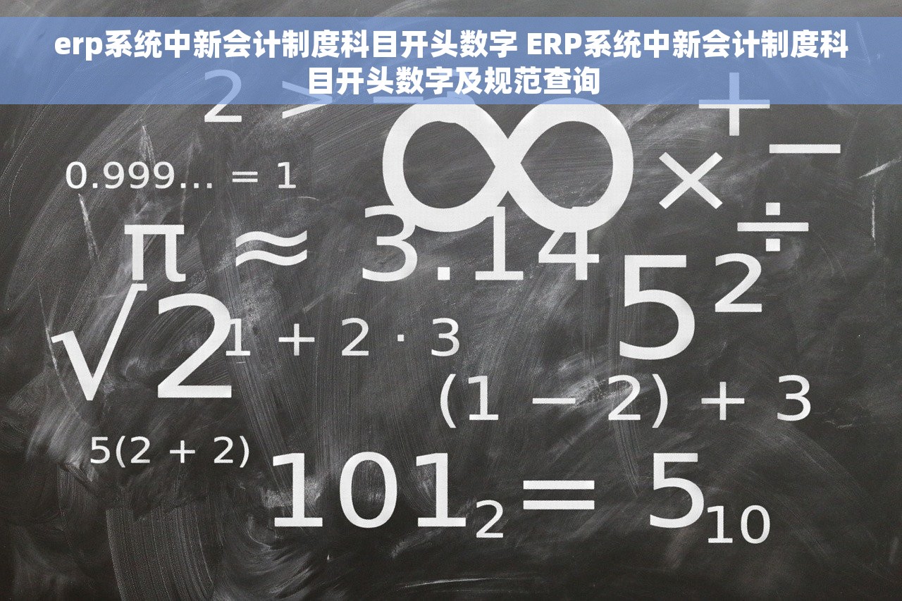 erp系统中新会计制度科目开头数字 ERP系统中新会计制度科目开头数字及规范查询