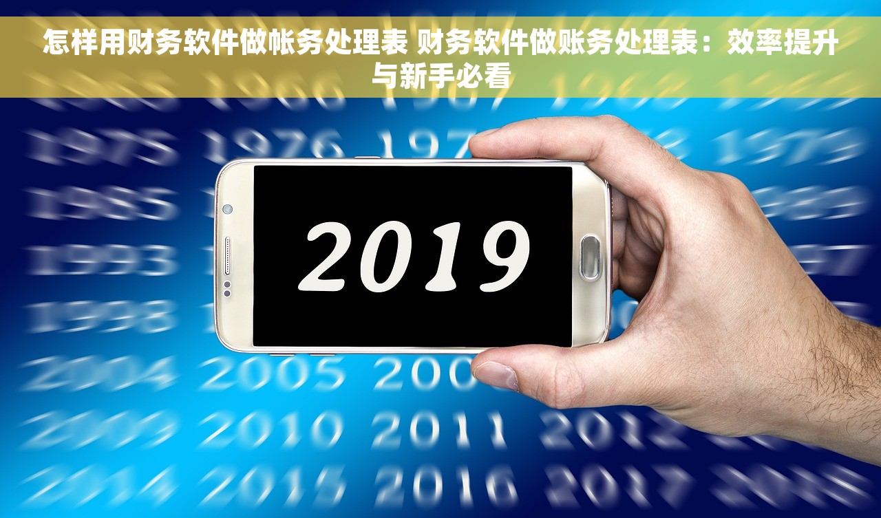 怎样用财务软件做帐务处理表 财务软件做账务处理表：效率提升与新手必看