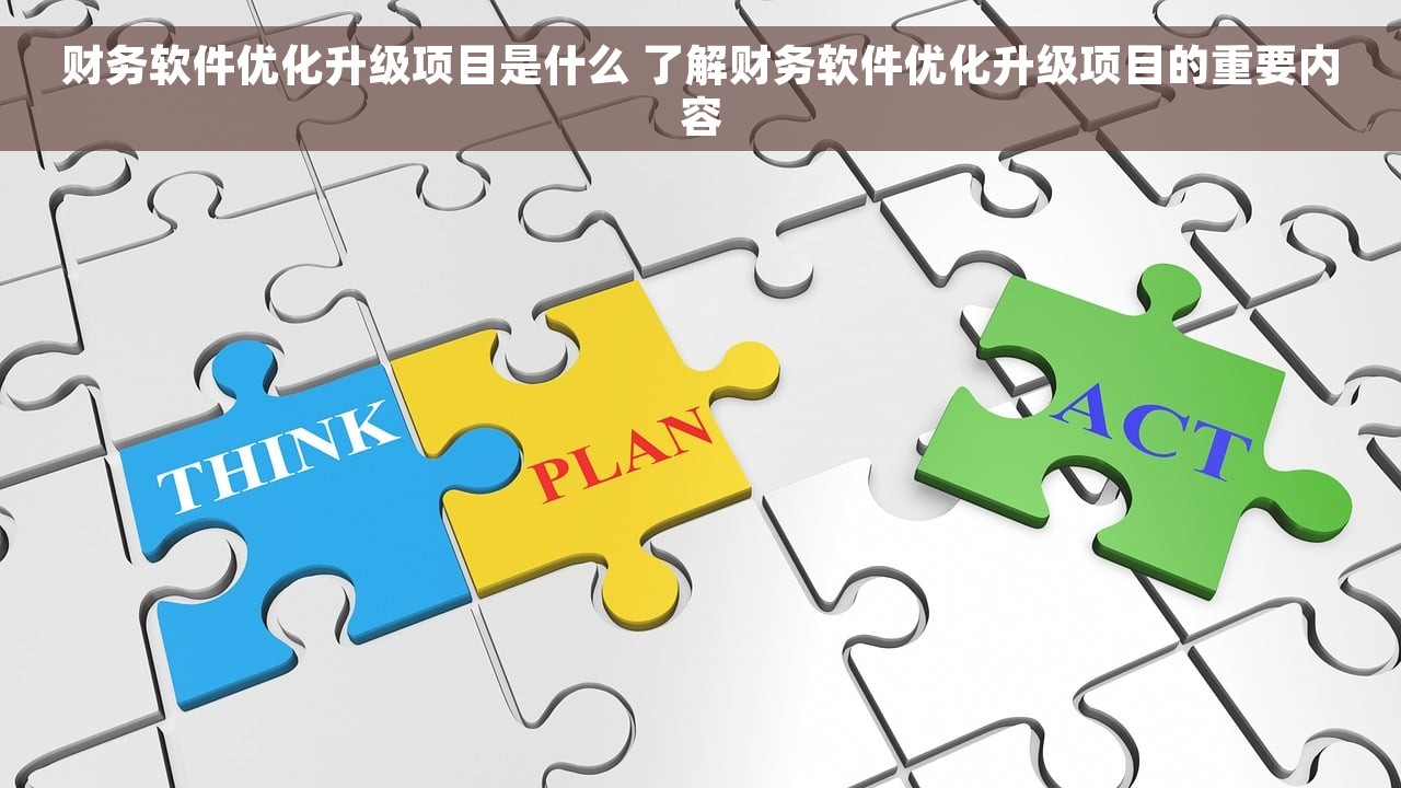 财务软件优化升级项目是什么 了解财务软件优化升级项目的重要内容