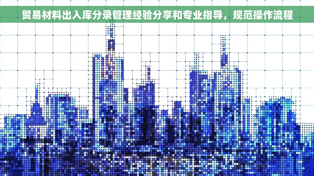贸易材料出入库分录管理经验分享和专业指导，规范操作流程