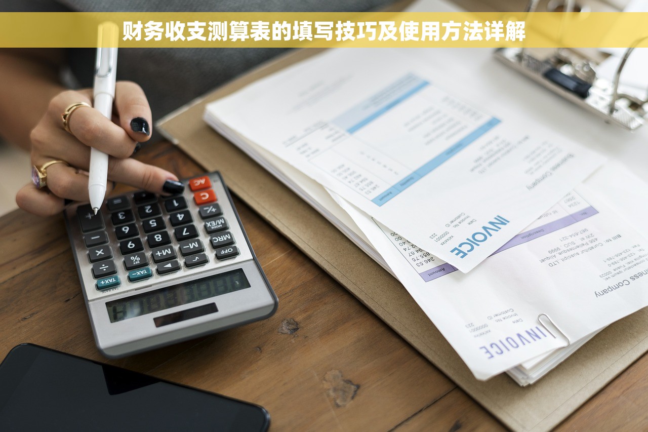 财务收支测算表的填写技巧及使用方法详解