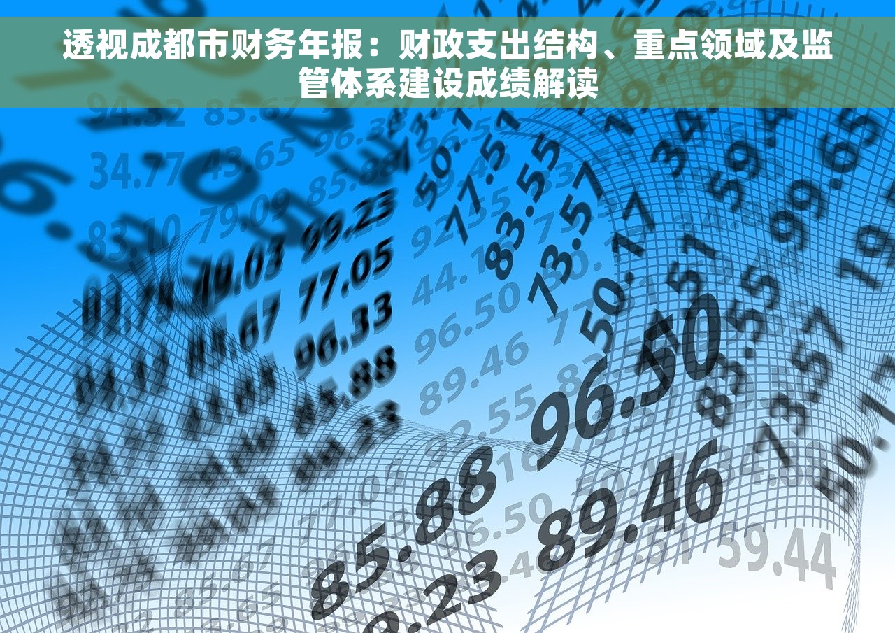 透视成都市财务年报：财政支出结构、重点领域及监管体系建设成绩解读
