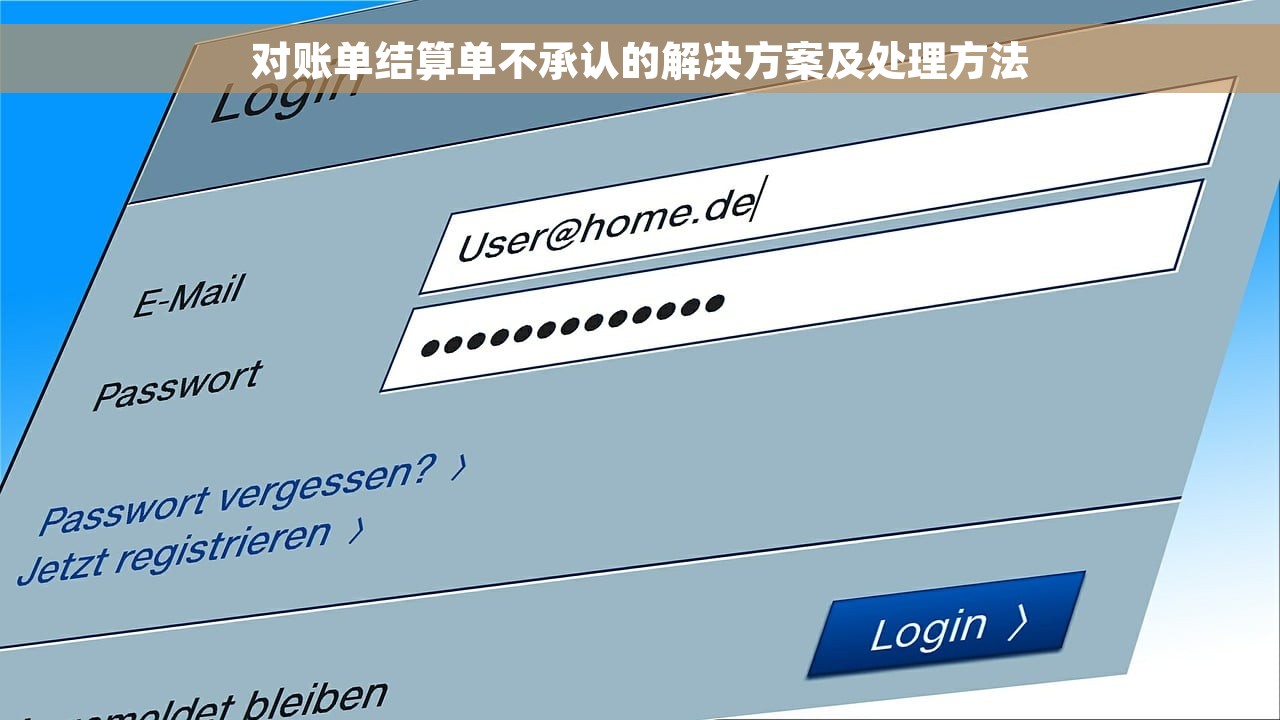 对账单结算单不承认的解决方案及处理方法