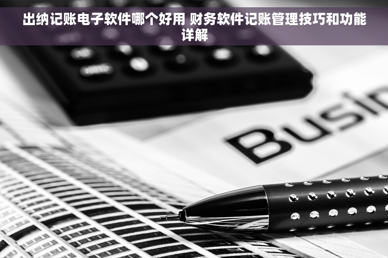 出纳记账电子软件哪个好用 财务软件记账管理技巧和功能详解