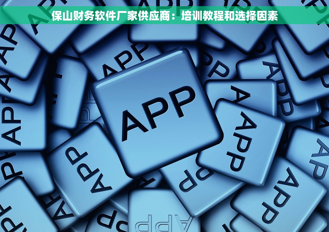 保山财务软件厂家供应商：培训教程和选择因素