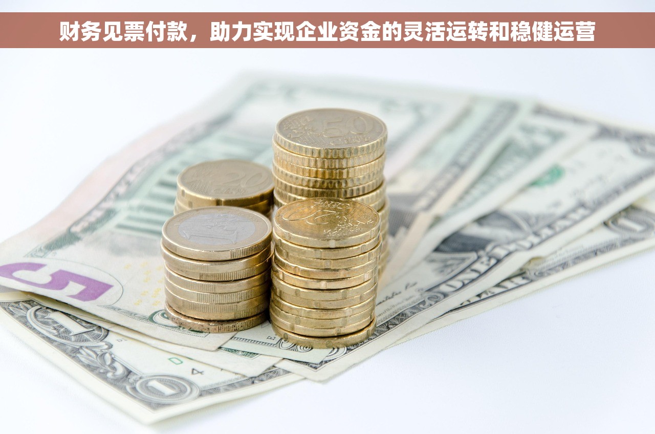 财务见票付款，助力实现企业资金的灵活运转和稳健运营
