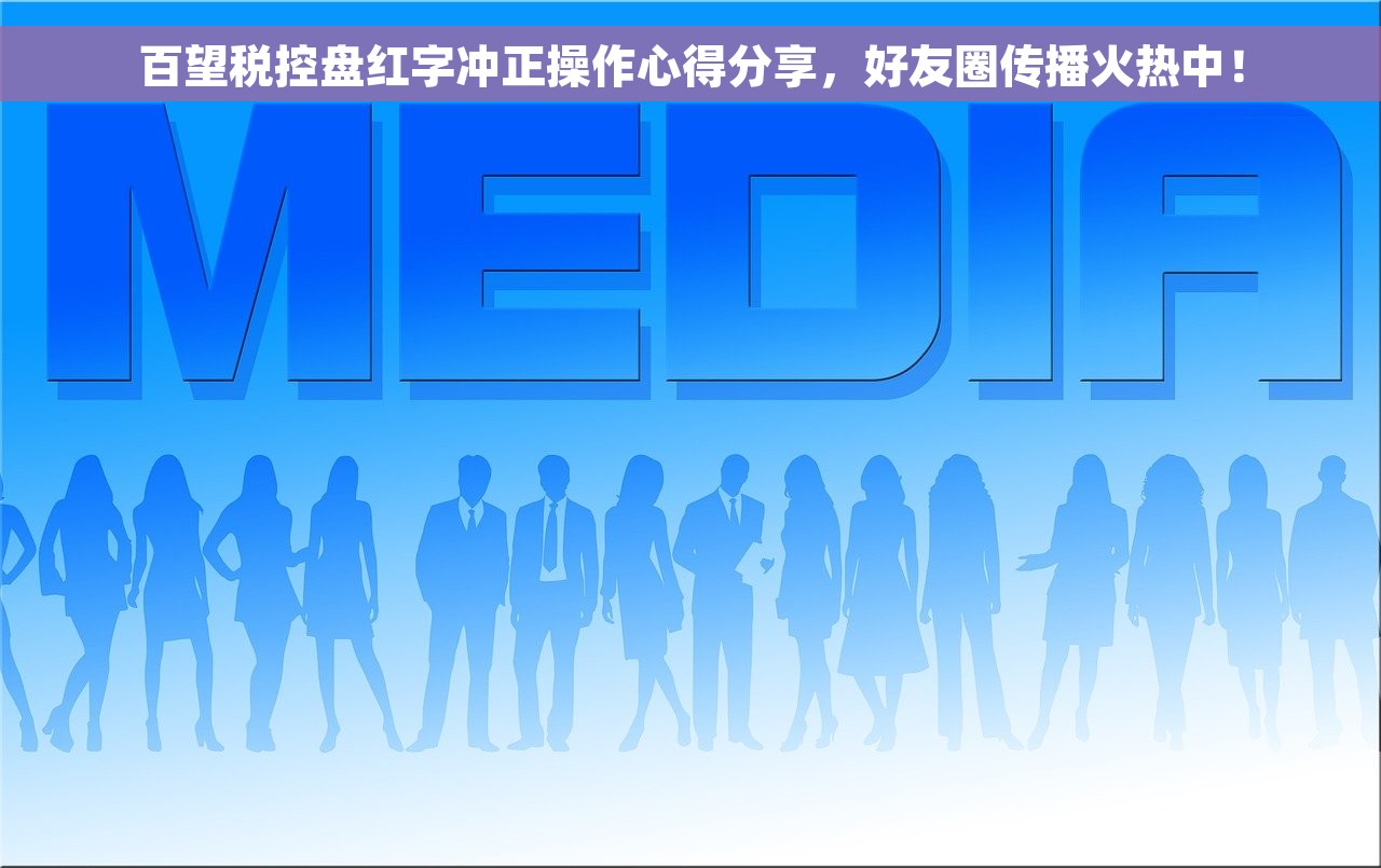 百望税控盘红字冲正操作心得分享，好友圈传播火热中！