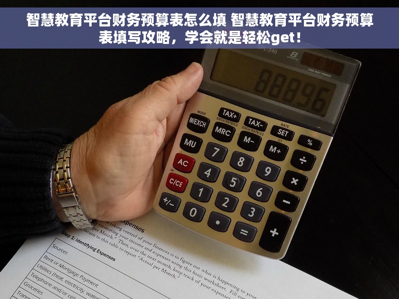 智慧教育平台财务预算表怎么填 智慧教育平台财务预算表填写攻略，学会就是轻松get！