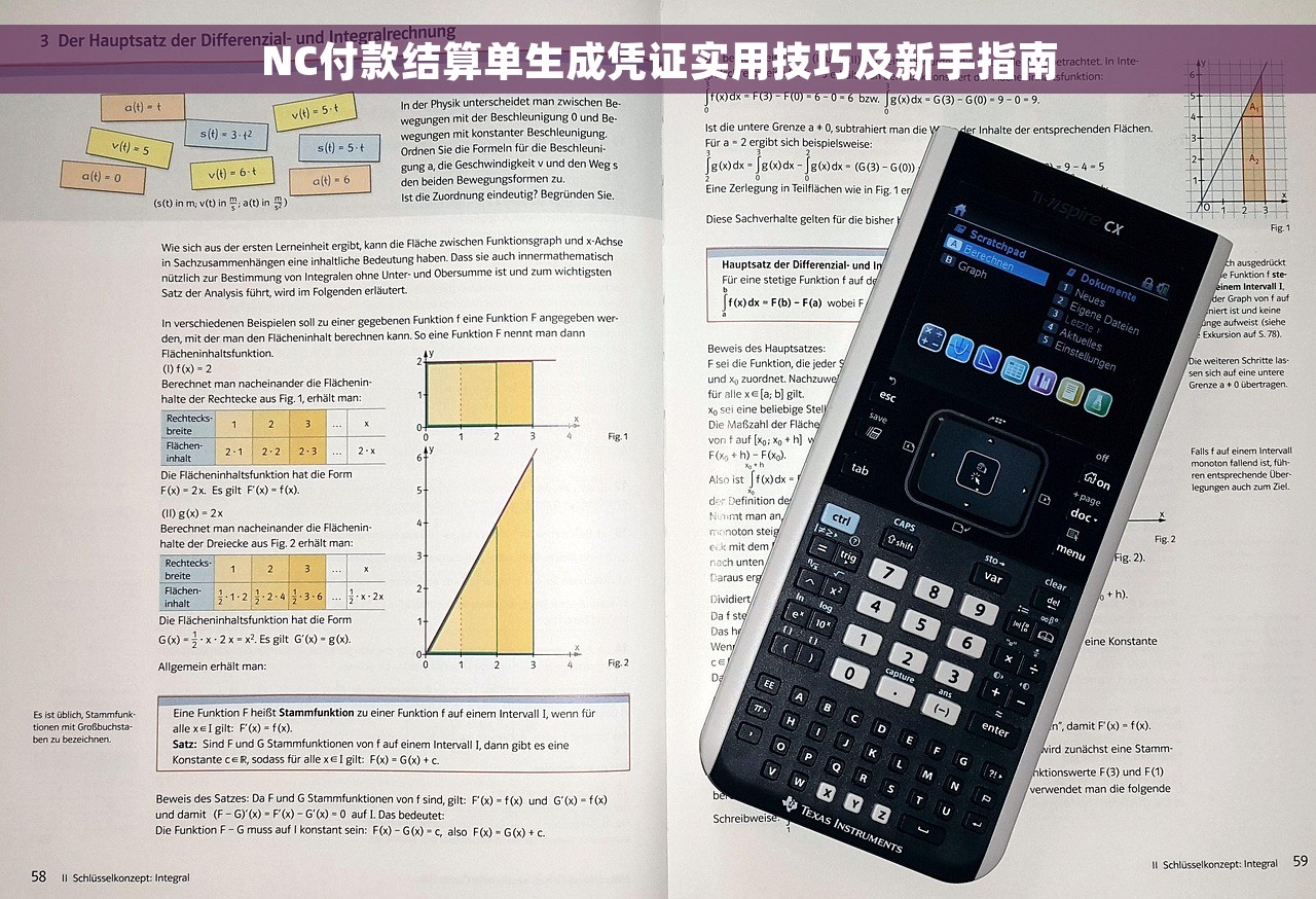 NC付款结算单生成凭证实用技巧及新手指南