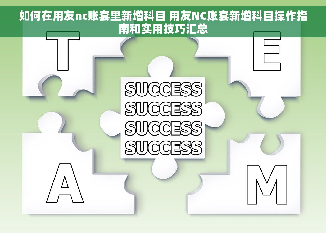 如何在用友nc账套里新增科目 用友NC账套新增科目操作指南和实用技巧汇总