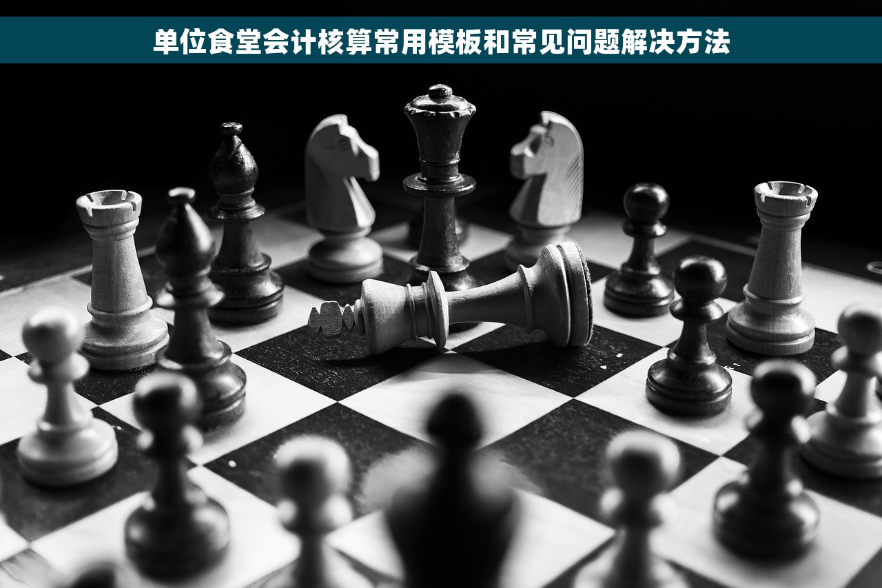单位食堂会计核算常用模板和常见问题解决方法