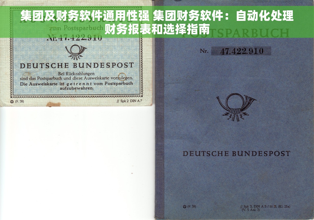 集团及财务软件通用性强 集团财务软件：自动化处理财务报表和选择指南