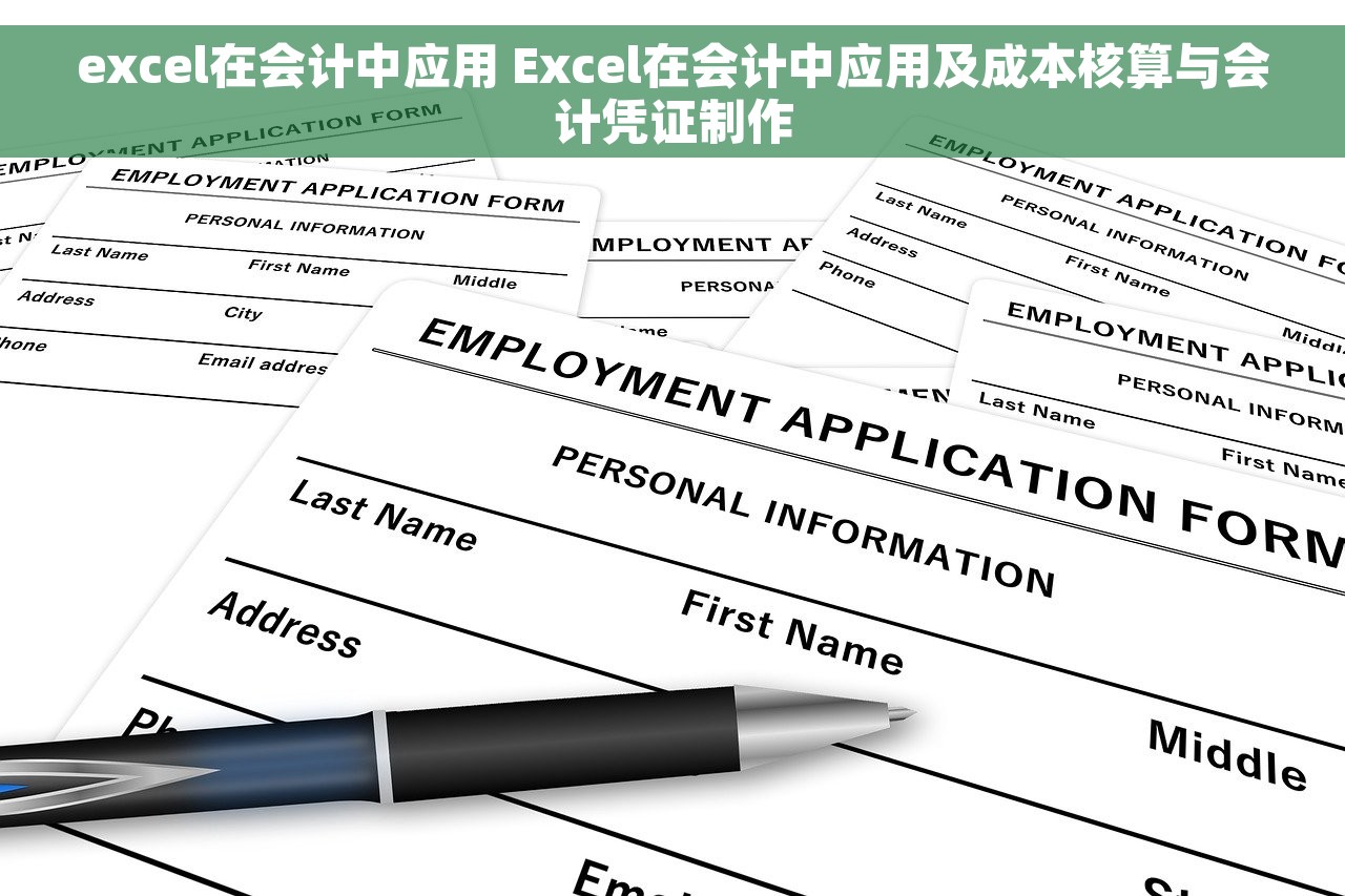 excel在会计中应用 Excel在会计中应用及成本核算与会计凭证制作