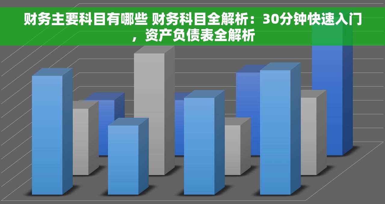 财务主要科目有哪些 财务科目全解析：30分钟快速入门，资产负债表全解析
