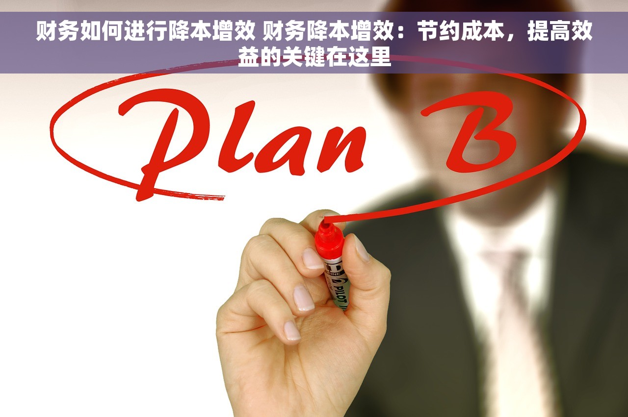 财务如何进行降本增效 财务降本增效：节约成本，提高效益的关键在这里