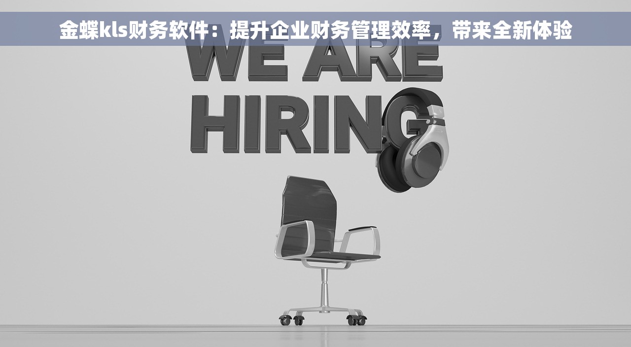 金蝶kls财务软件：提升企业财务管理效率，带来全新体验