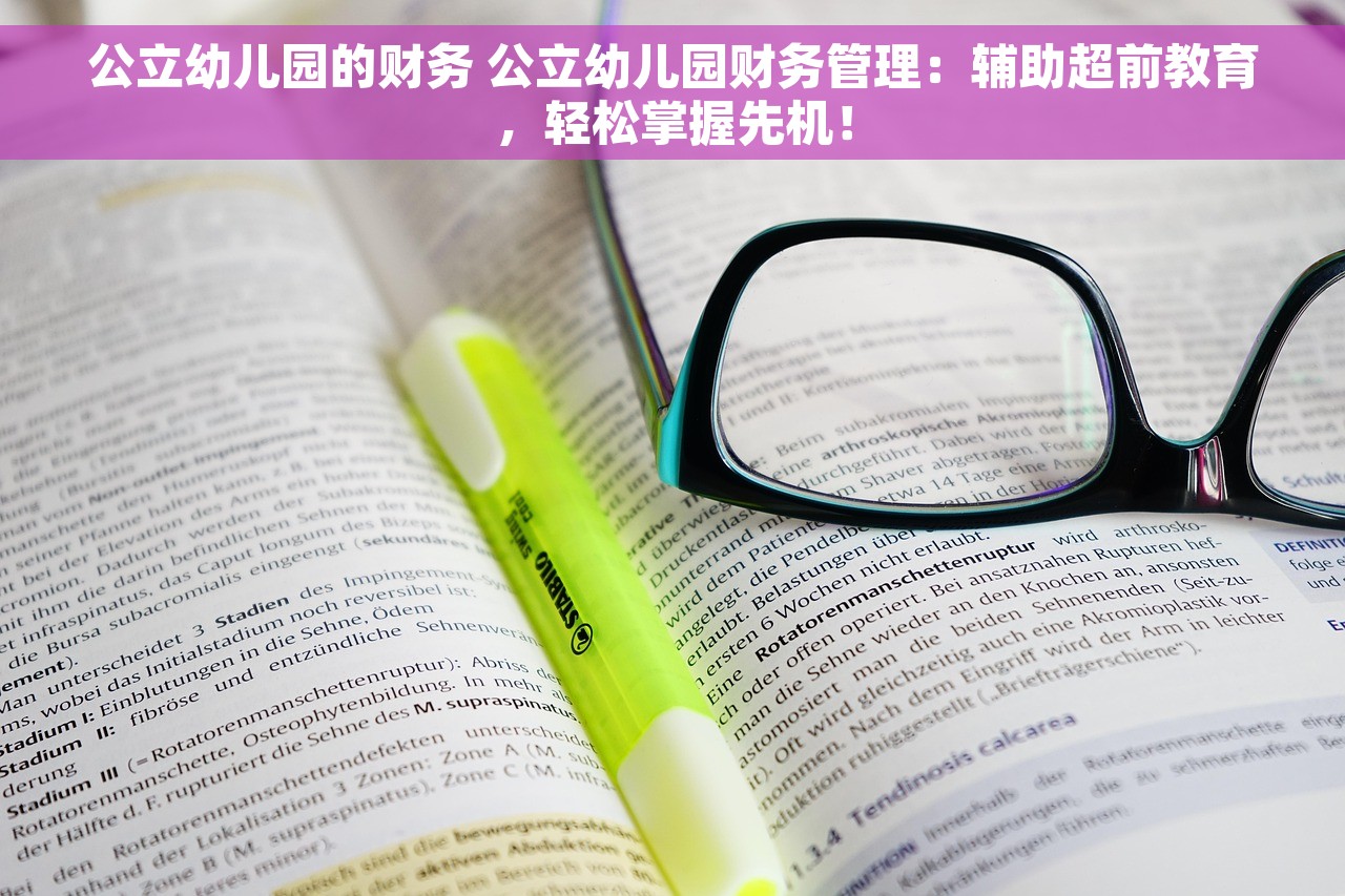 公立幼儿园的财务 公立幼儿园财务管理：辅助超前教育，轻松掌握先机！