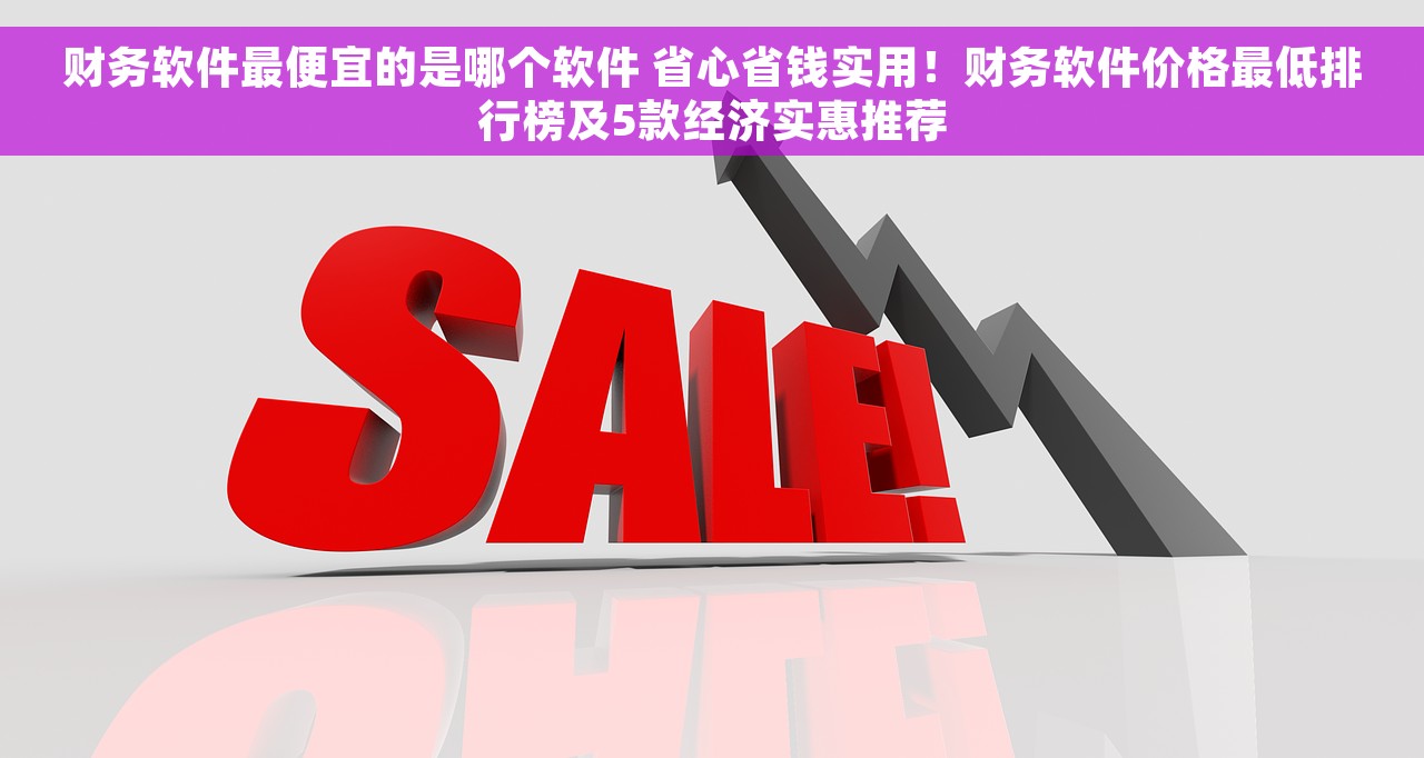 财务软件最便宜的是哪个软件 省心省钱实用！财务软件价格最低排行榜及5款经济实惠推荐