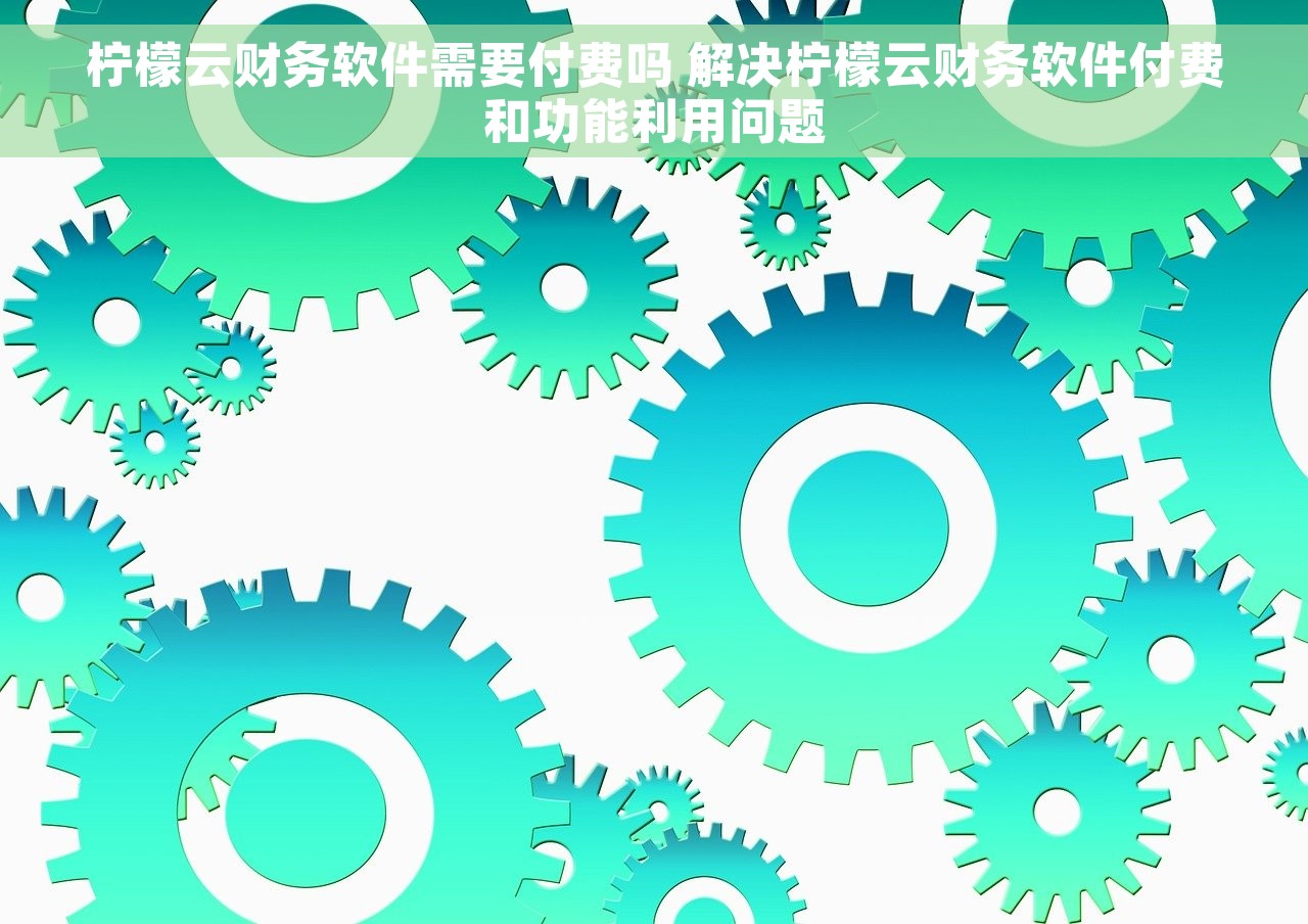 柠檬云财务软件需要付费吗 解决柠檬云财务软件付费和功能利用问题