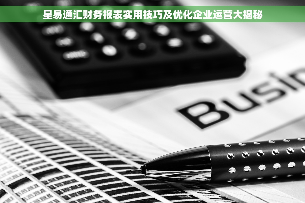 星易通汇财务报表实用技巧及优化企业运营大揭秘
