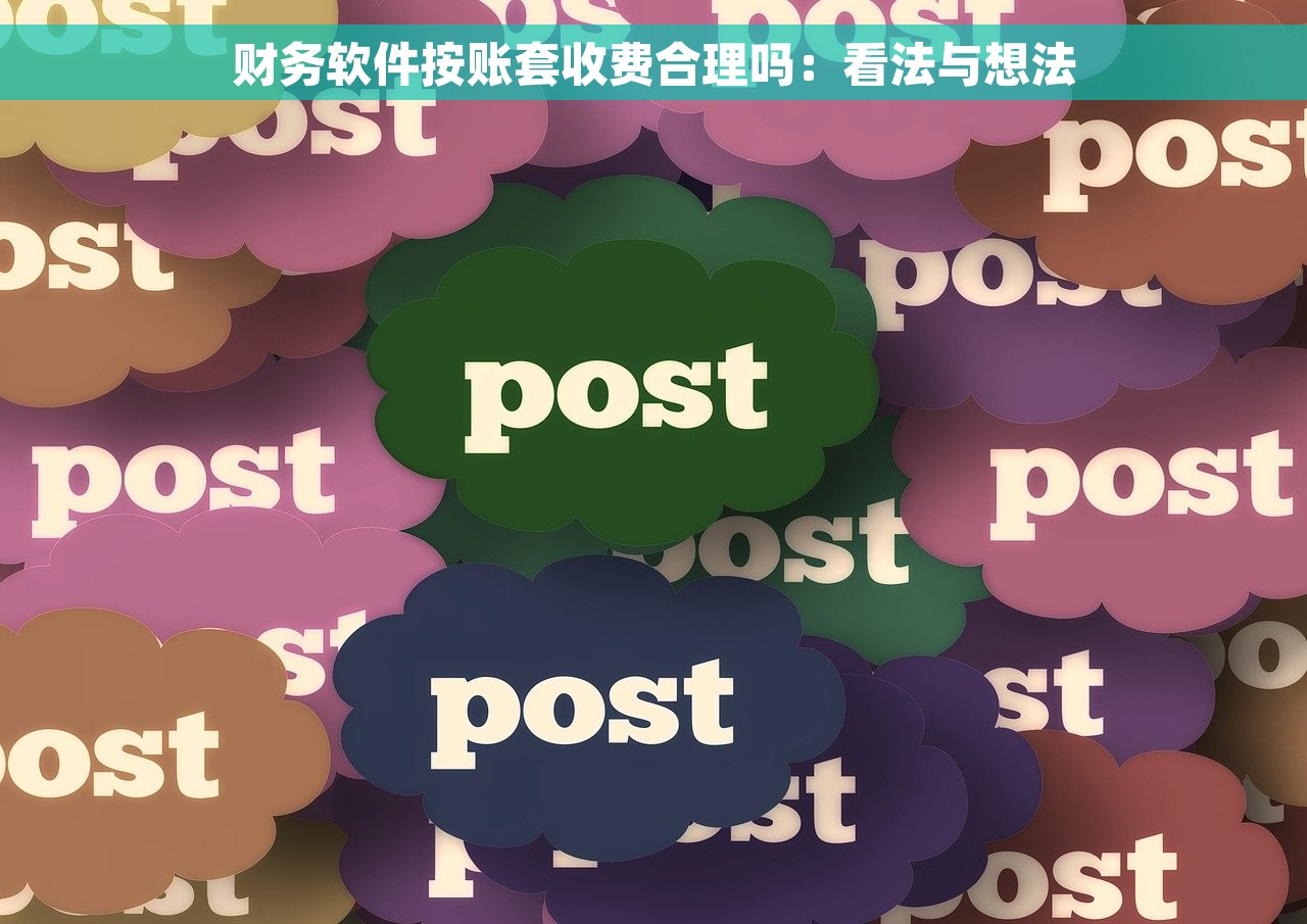 财务软件按账套收费合理吗：看法与想法