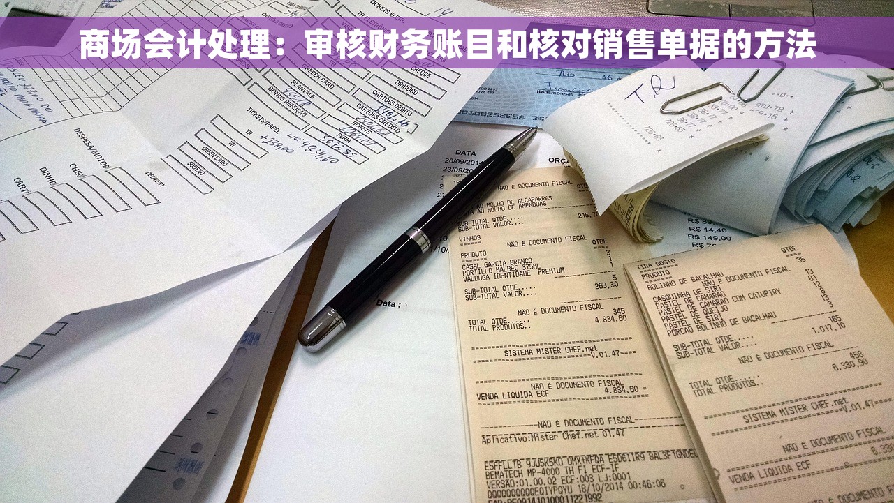 商场会计处理：审核财务账目和核对销售单据的方法