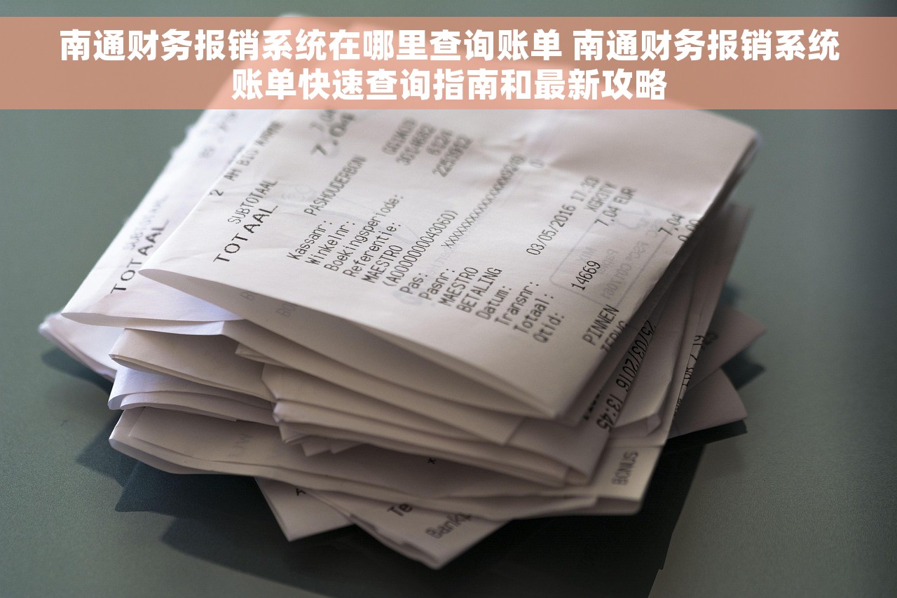 南通财务报销系统在哪里查询账单 南通财务报销系统账单快速查询指南和最新攻略
