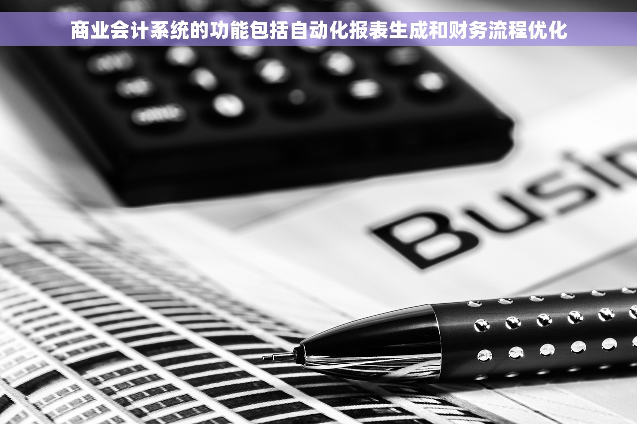 商业会计系统的功能包括自动化报表生成和财务流程优化
