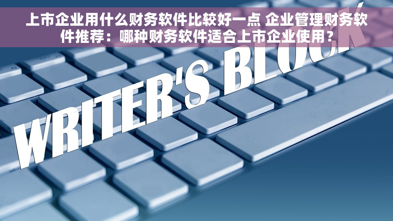 上市企业用什么财务软件比较好一点 企业管理财务软件推荐：哪种财务软件适合上市企业使用？