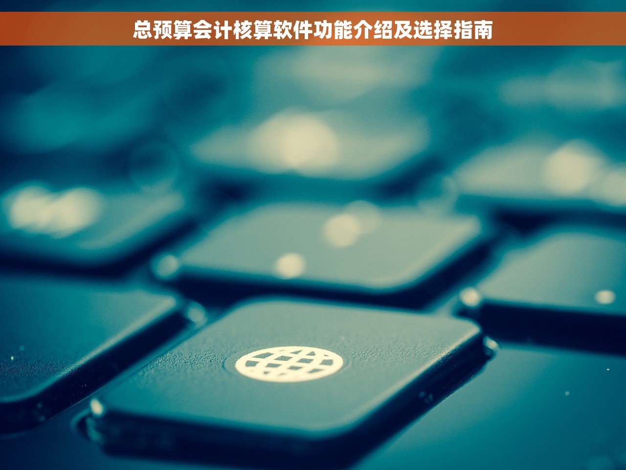 总预算会计核算软件功能介绍及选择指南