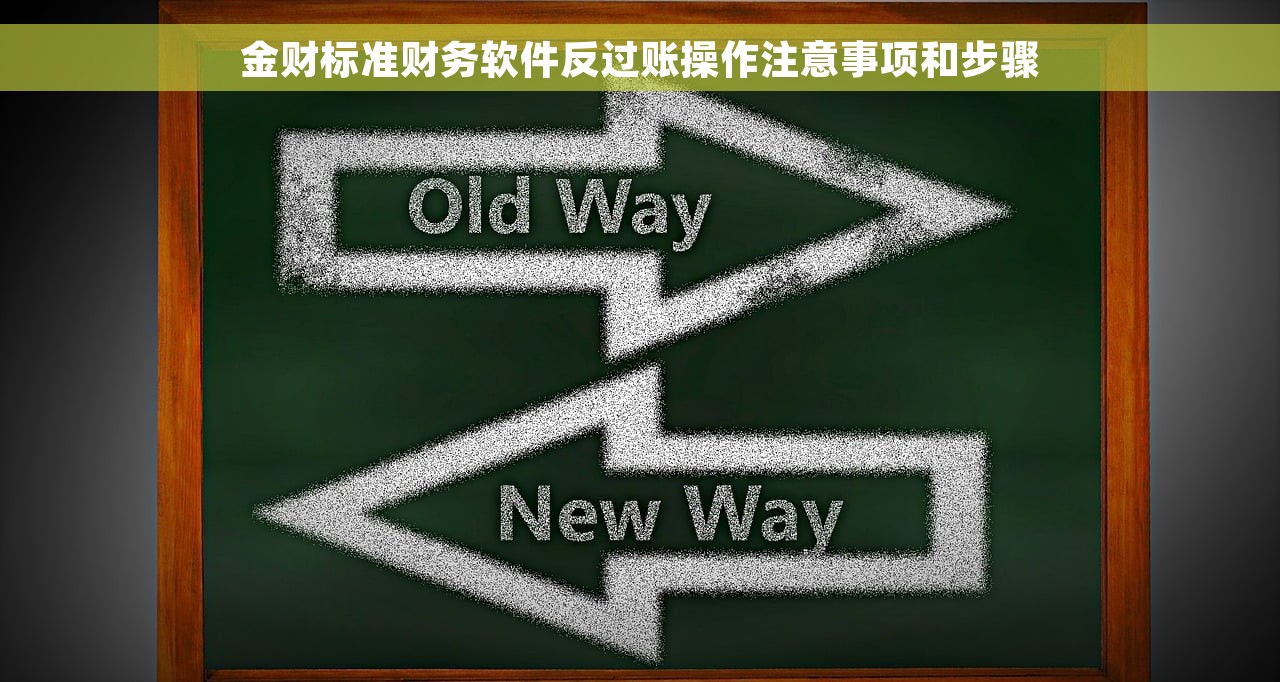 金财标准财务软件反过账操作注意事项和步骤