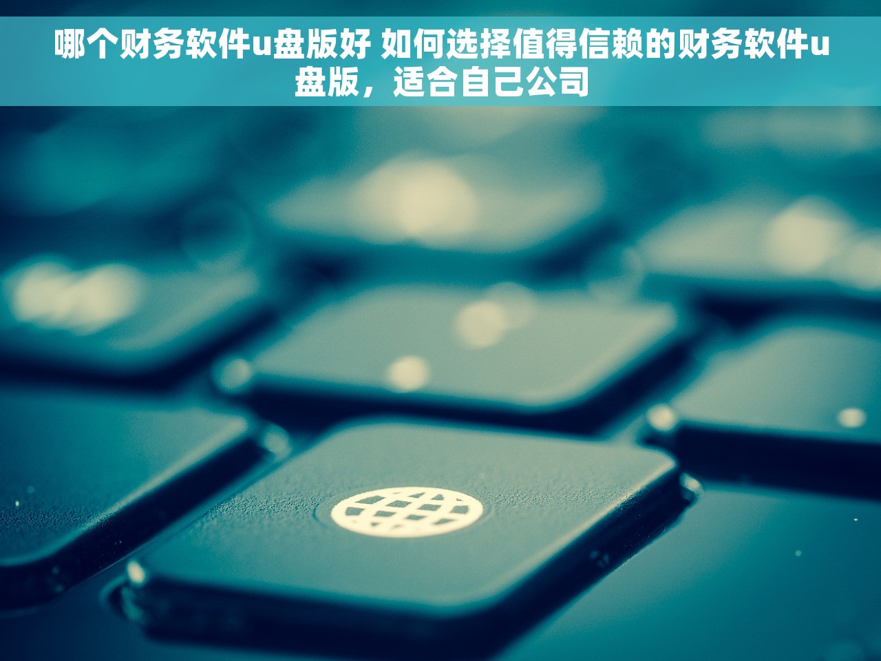哪个财务软件u盘版好 如何选择值得信赖的财务软件u盘版，适合自己公司