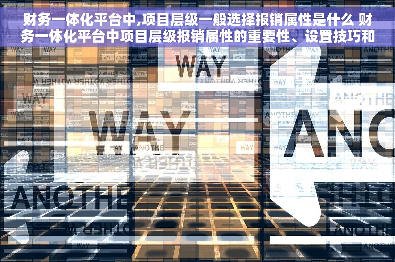 财务一体化平台中,项目层级一般选择报销属性是什么 财务一体化平台中项目层级报销属性的重要性、设置技巧和流程