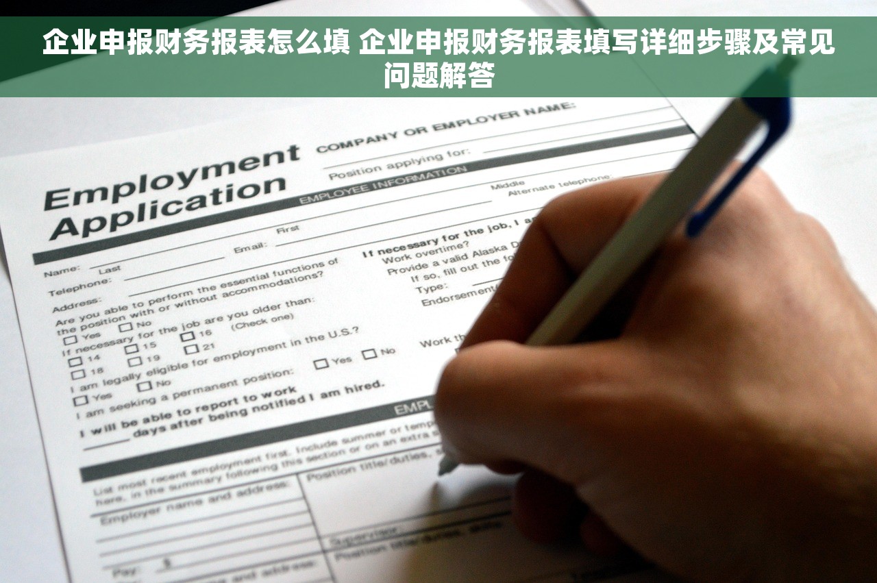 企业申报财务报表怎么填 企业申报财务报表填写详细步骤及常见问题解答