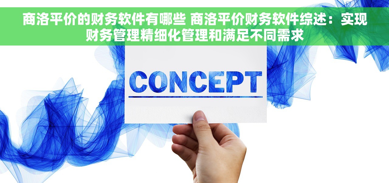 商洛平价的财务软件有哪些 商洛平价财务软件综述：实现财务管理精细化管理和满足不同需求